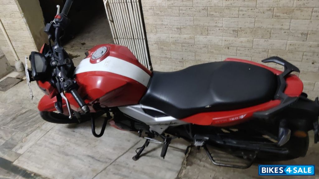 Racing Red TVS Apache RTR 160 4V