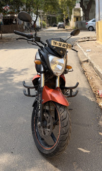 Black With Orange Yamaha FZ-S