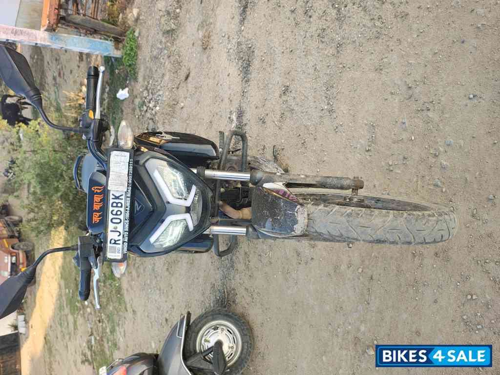 Black TVS Raider 125 Marvel Super Squad Edition