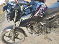 Black TVS Raider 125 Marvel Super Squad Edition