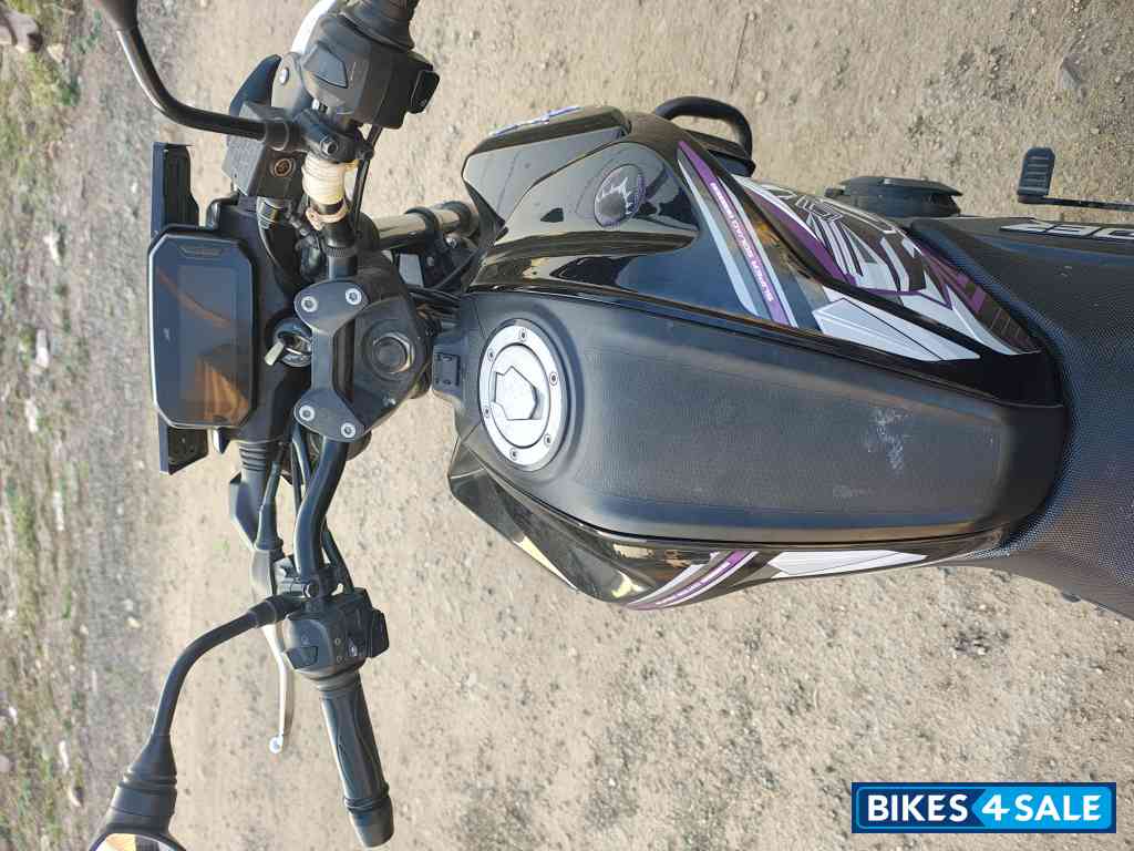 Black TVS Raider 125 Marvel Super Squad Edition