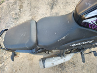 Black TVS Raider 125 Marvel Super Squad Edition