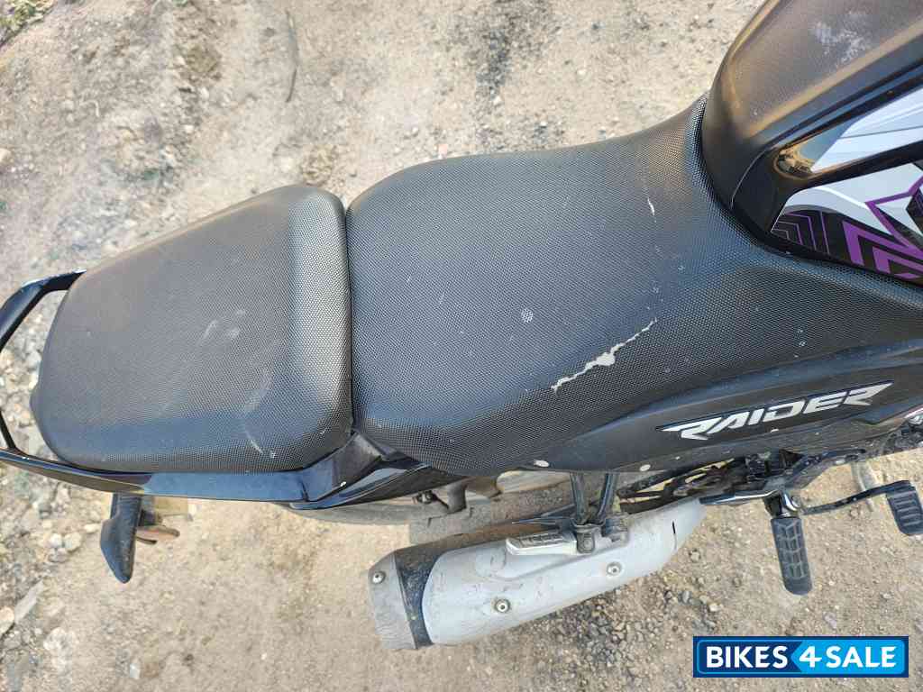 Black TVS Raider 125 Marvel Super Squad Edition