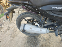 Black TVS Raider 125 Marvel Super Squad Edition