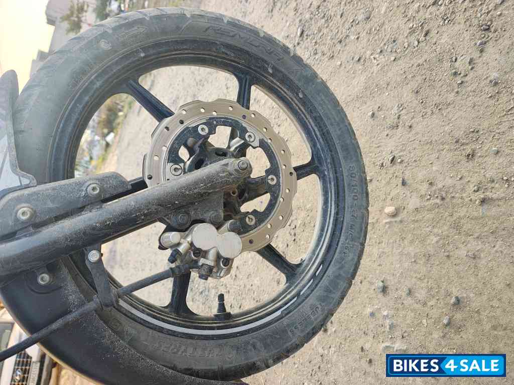 Black TVS Raider 125 Marvel Super Squad Edition