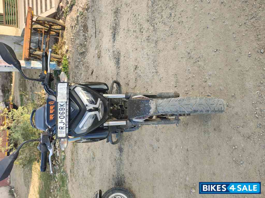 Black TVS Raider 125 Marvel Super Squad Edition