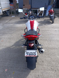 Red White Black Yamaha FZ-S FI V2