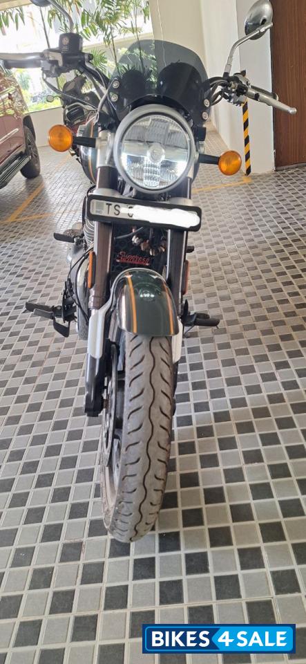 Interstellar Green Royal Enfield Super Meteor 650