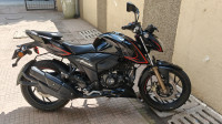 Black/red TVS Apache RTR 200 4V 2022
