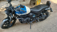 Rebel Blue Royal Enfield Hunter 350 Metro