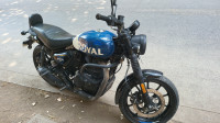 Rebel Blue Royal Enfield Hunter 350 Metro