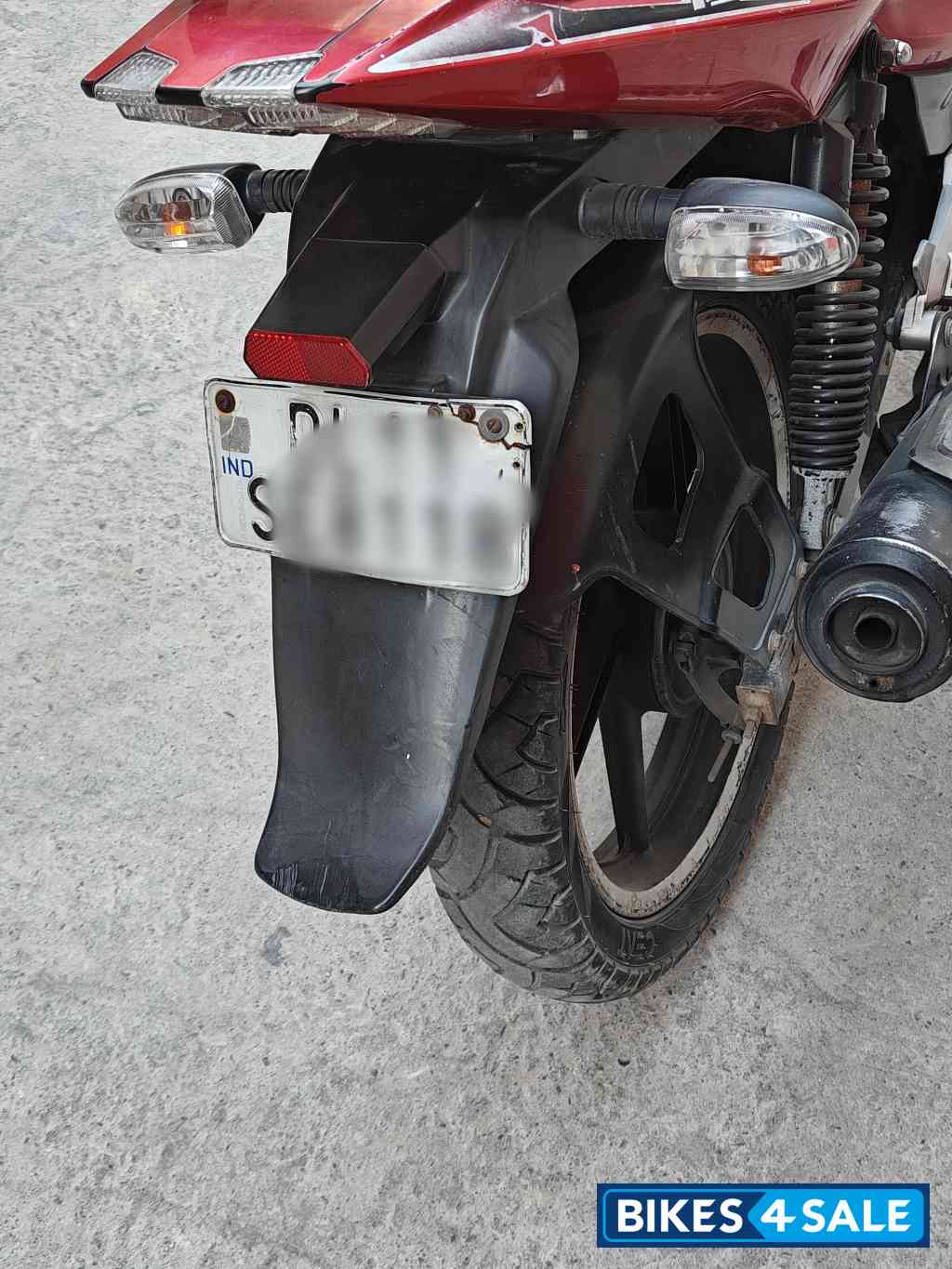 Red Black Bajaj Pulsar 150