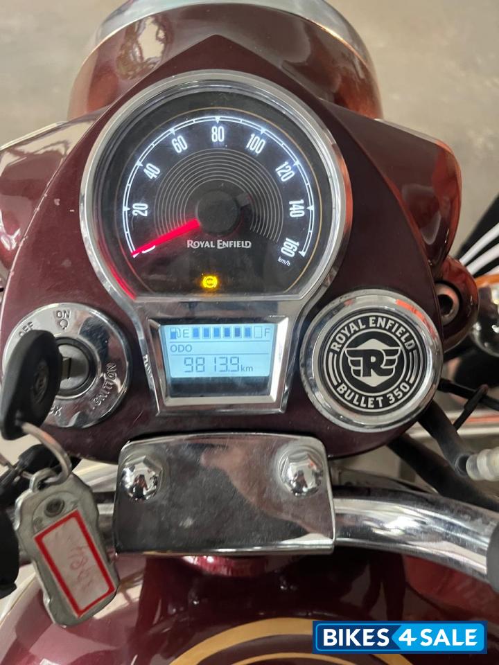 Maroon Royal Enfield 2023 Bullet 350