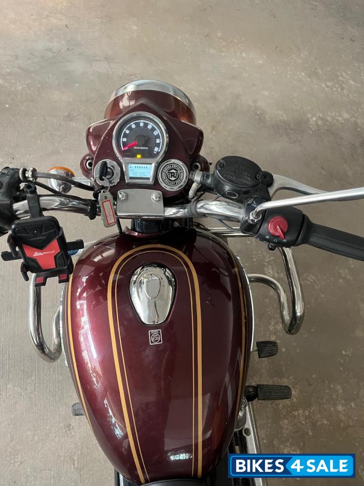 Maroon Royal Enfield 2023 Bullet 350