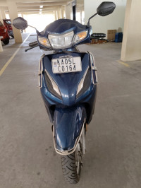 Blue Honda Activa