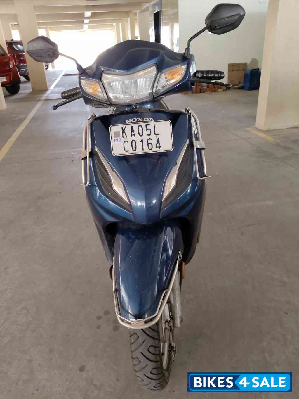 Blue Honda Activa
