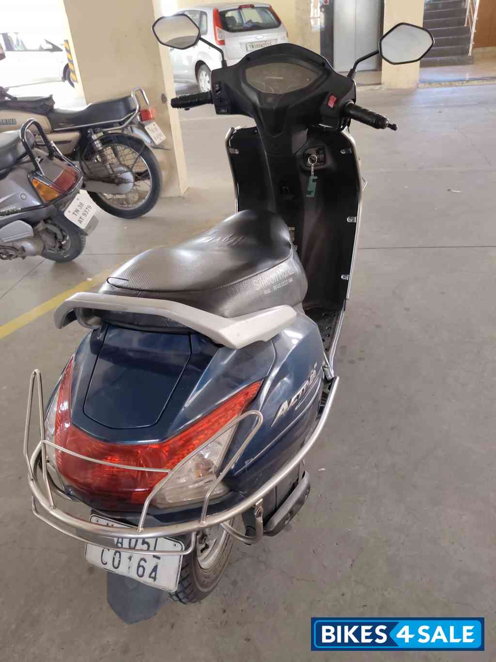 Blue Honda Activa