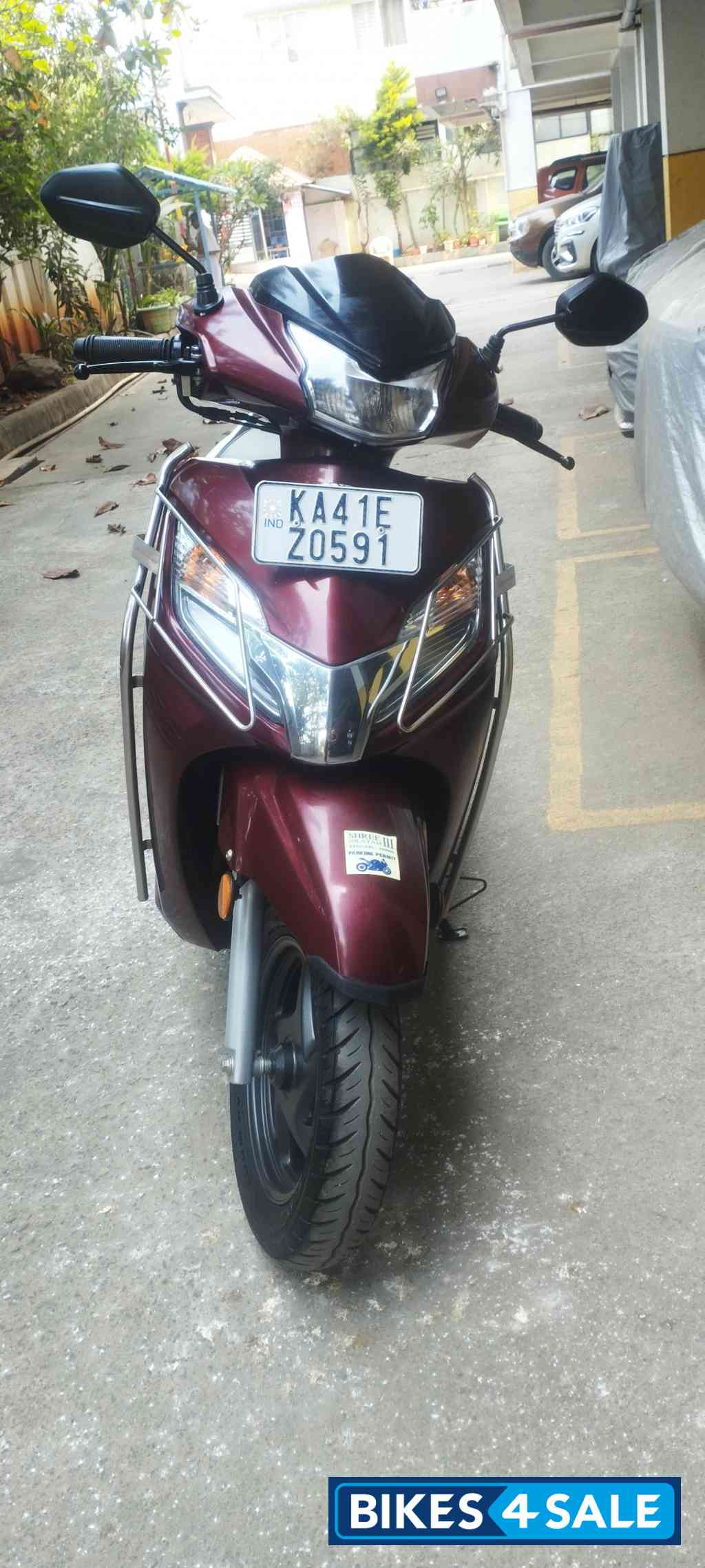 Red Honda Activa 6G H-smart