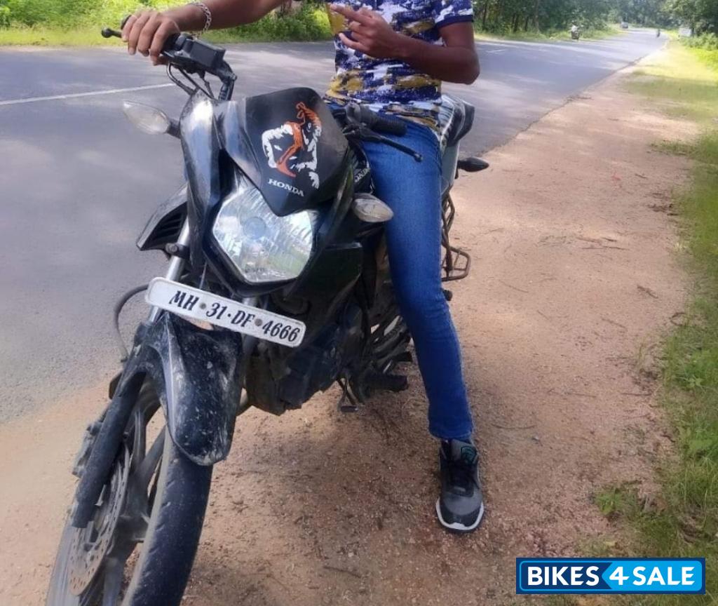 Black Honda CB Twister