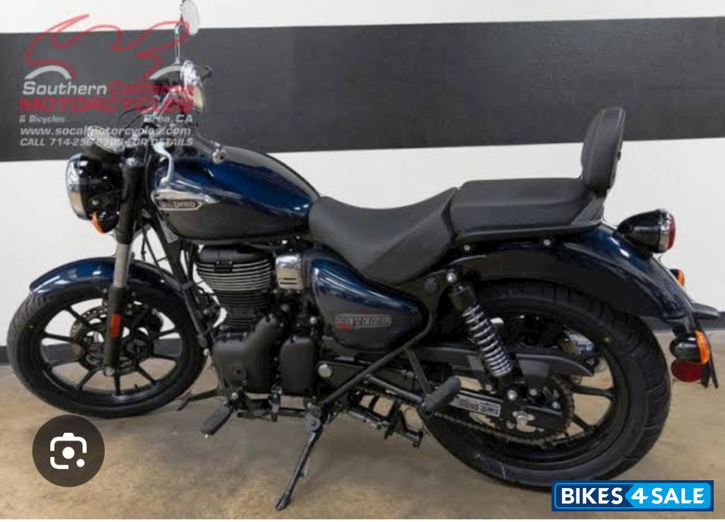 Blue Royal Enfield Meteor 350 Stellar