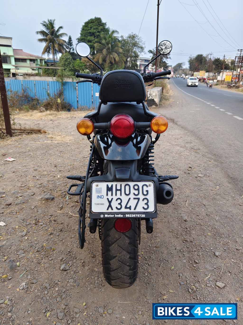Rebel Red Royal Enfield Hunter 350 Metro