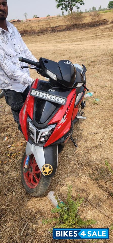 Black And Red TVS NTORQ 125 Race XP