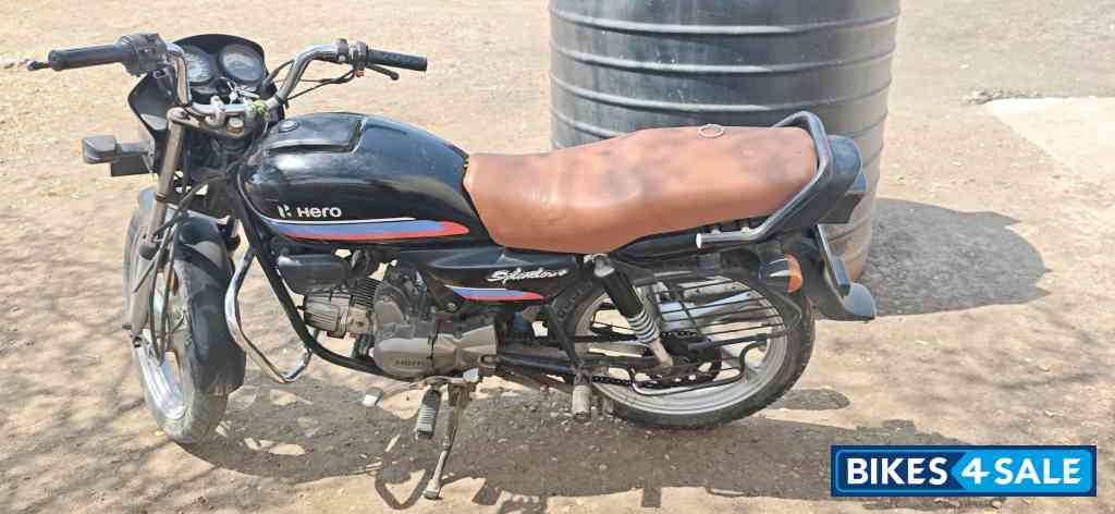 Black Red Purple Hero Splendor Plus