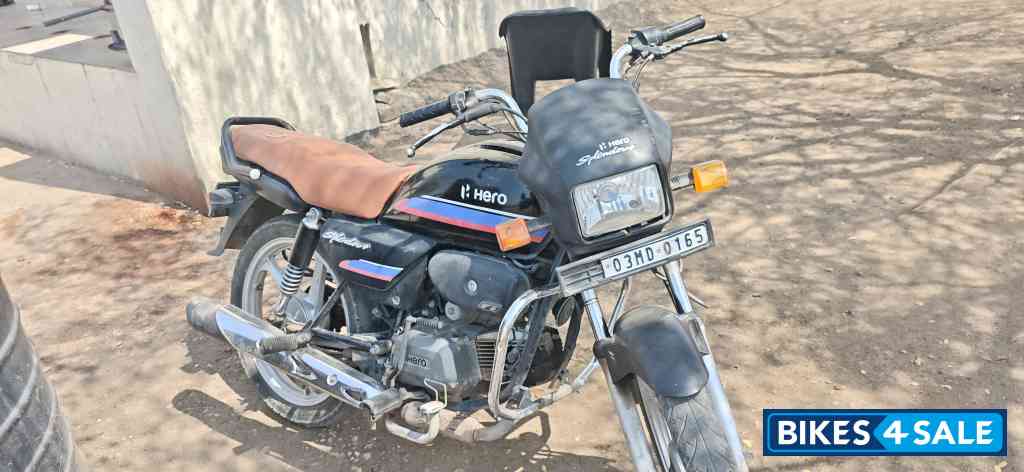 Black Red Purple Hero Splendor Plus