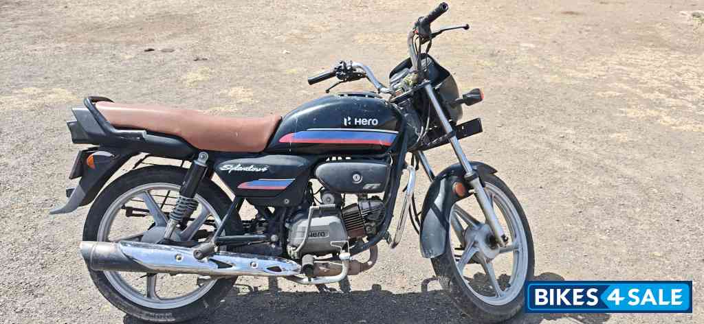 Black Red Purple Hero Splendor Plus