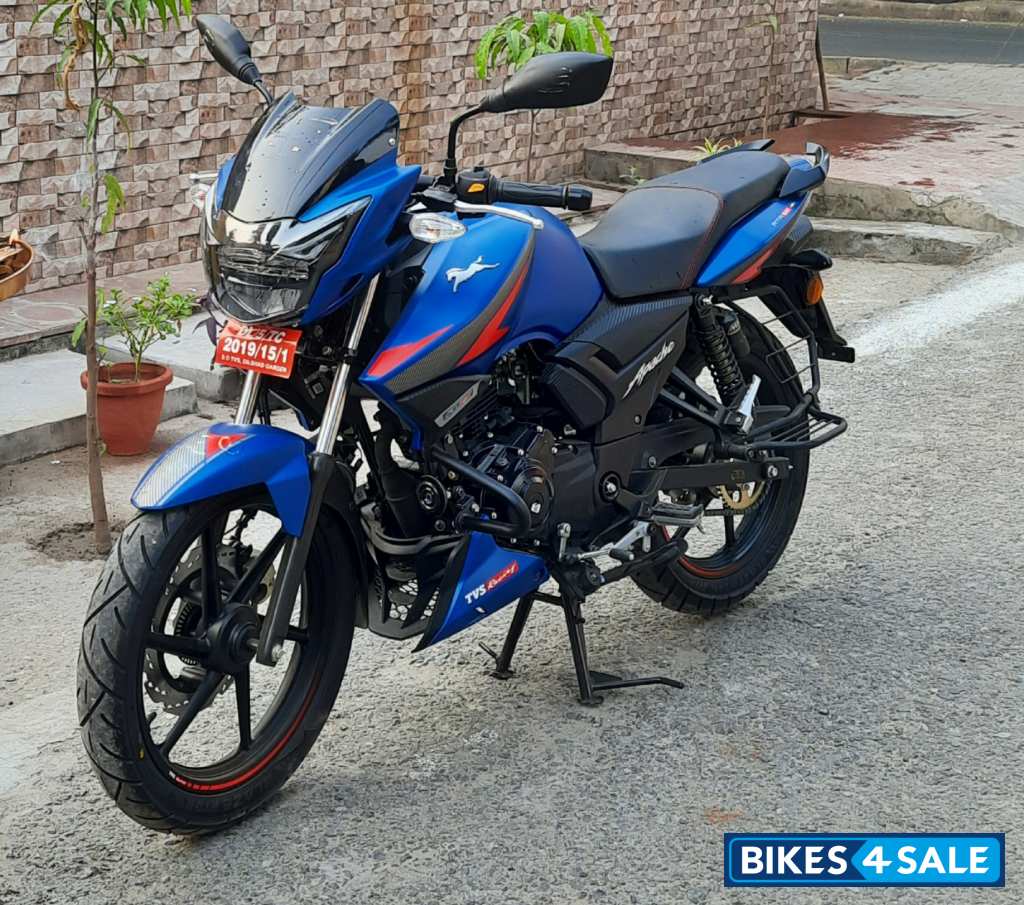 Matt Blue TVS Apache RTR 160