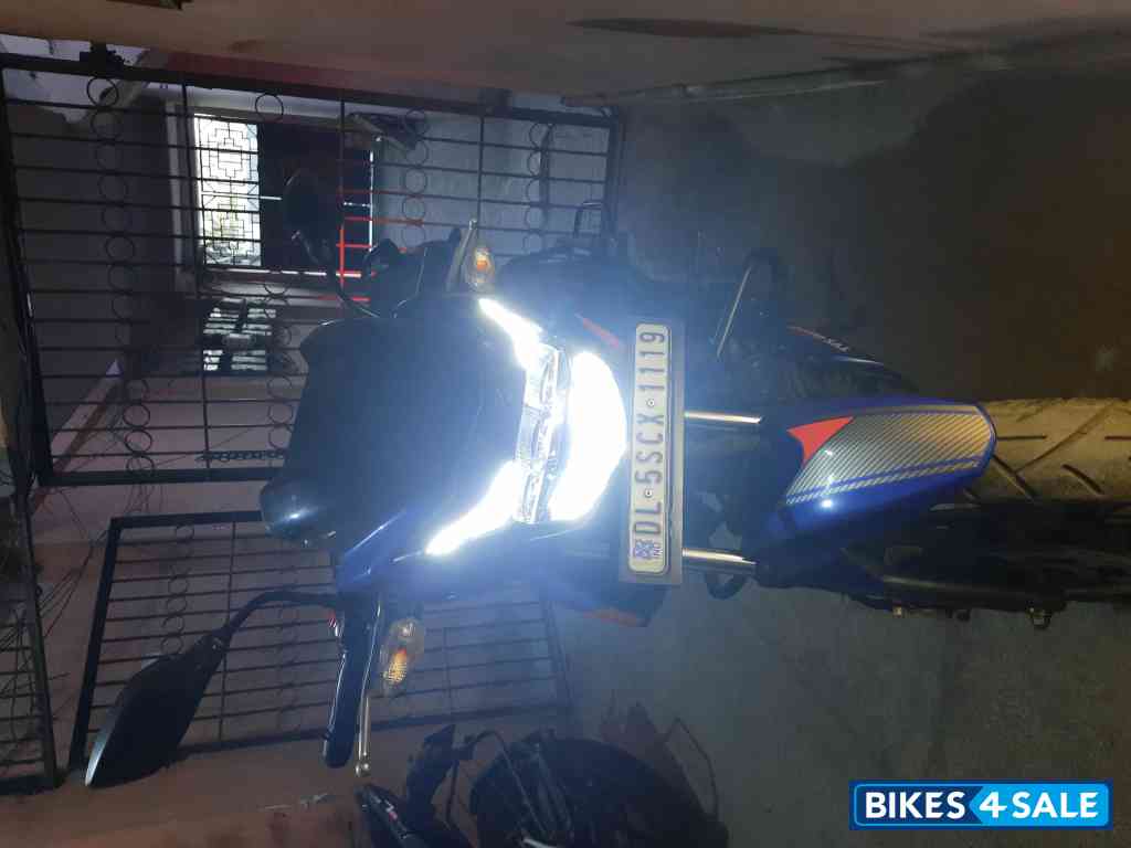 Matt Blue TVS Apache RTR 160