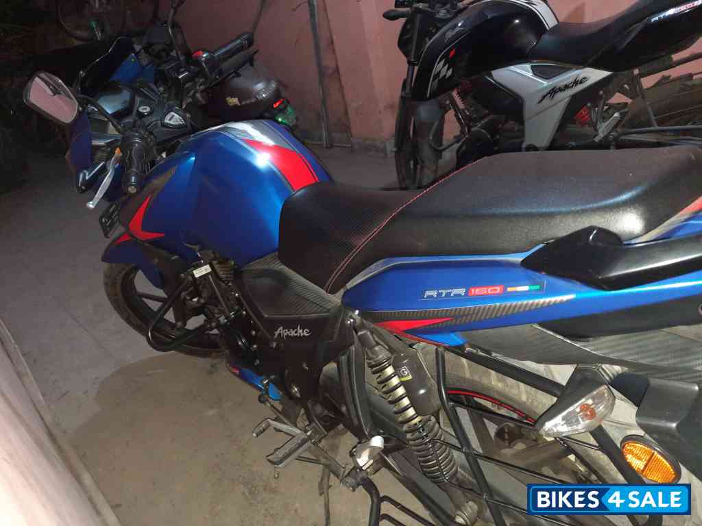 Matt Blue TVS Apache RTR 160