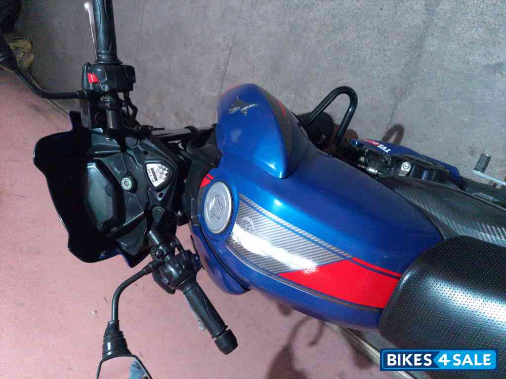 Matt Blue TVS Apache RTR 160