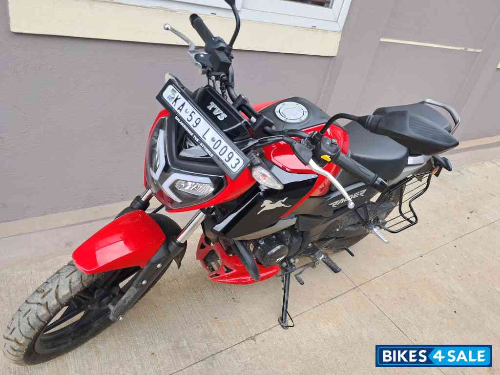Red TVS Raider 125