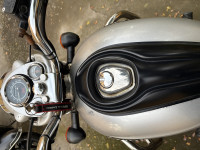 Silver Royal Enfield Bullet Electra Twinspark