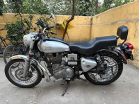 Silver Royal Enfield Bullet Electra Twinspark