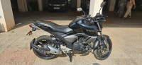 Black Yamaha FZ FI V3 BS6