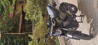 Black Yamaha FZ FI V3 BS6