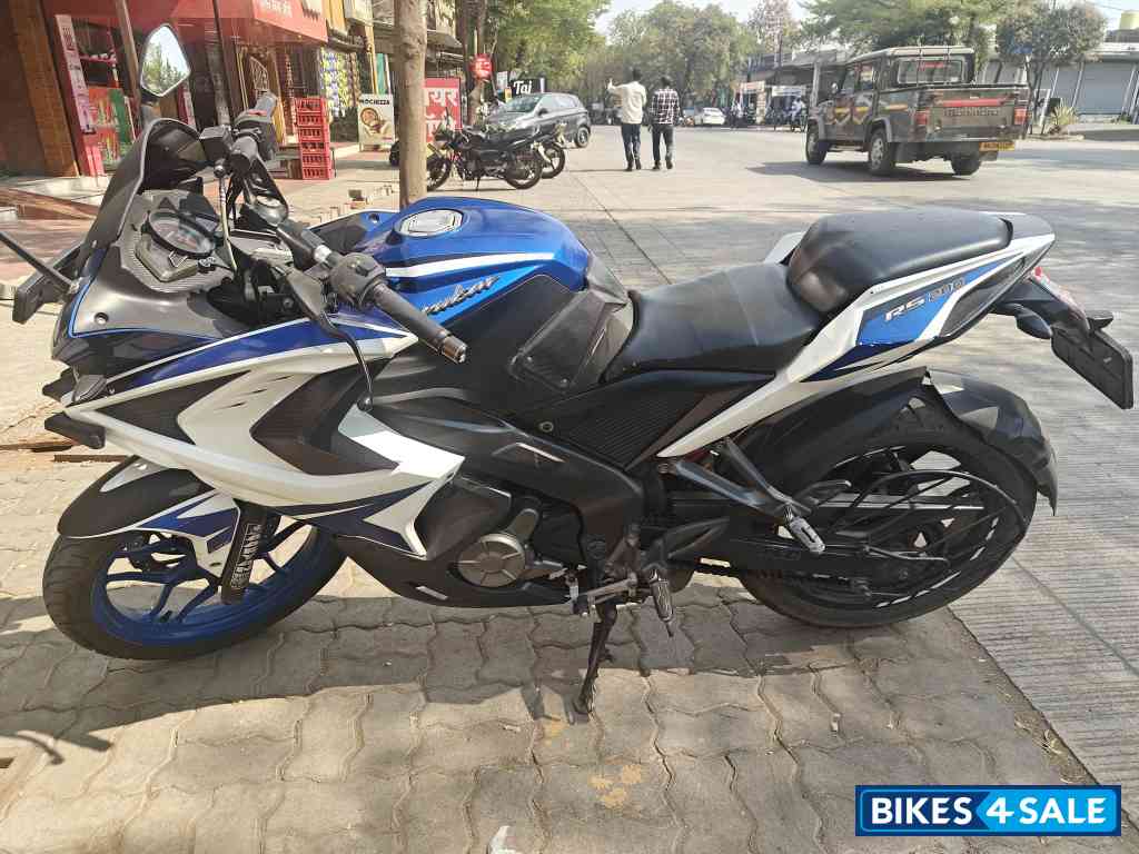 Sports Blue White Bajaj Pulsar RS 200 Sports Blue White Bajaj Pulsar RS 200