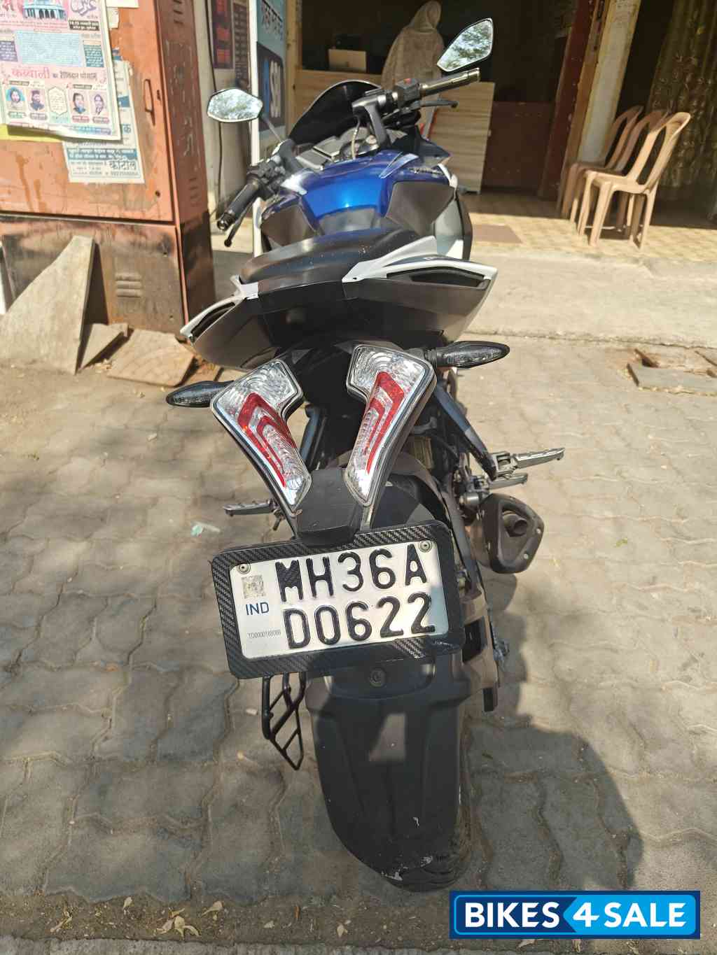 Sports Blue White Bajaj Pulsar RS 200 Sports Blue White Bajaj Pulsar RS 200
