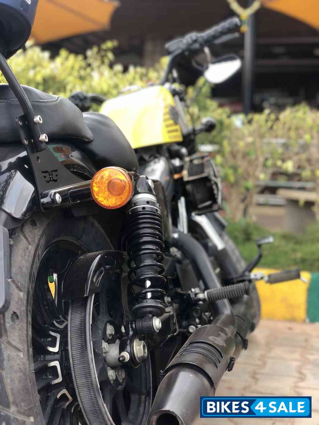 Yellow Harley Davidson XL 1200X Forty-Eight