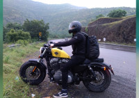 Yellow Harley Davidson XL 1200X Forty-Eight