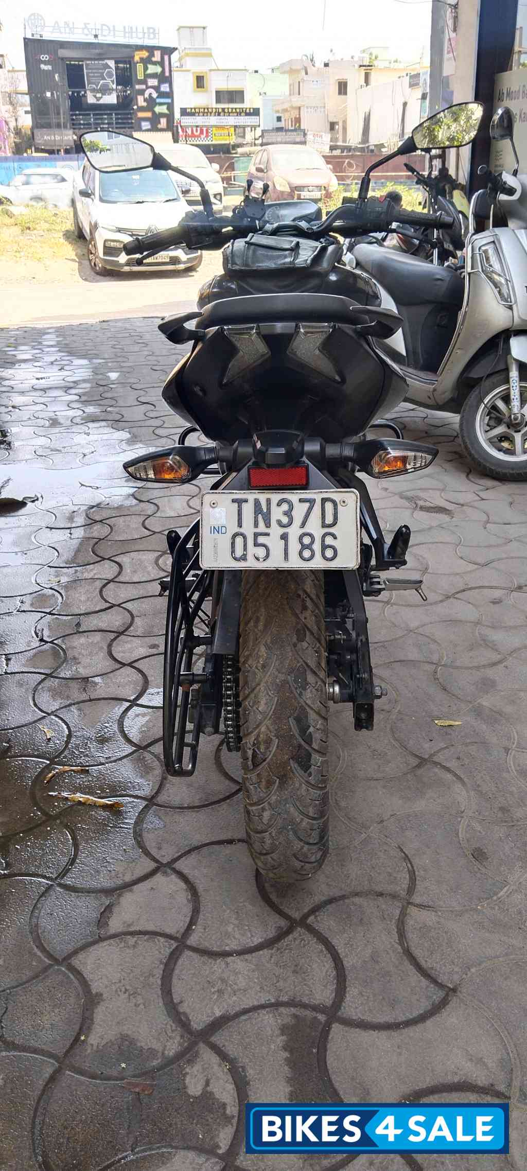 Black With Red Bajaj Pulsar N160 Dual Channel ABS