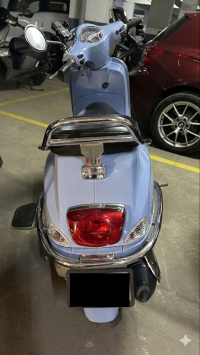 Blue Vespa VXL 125