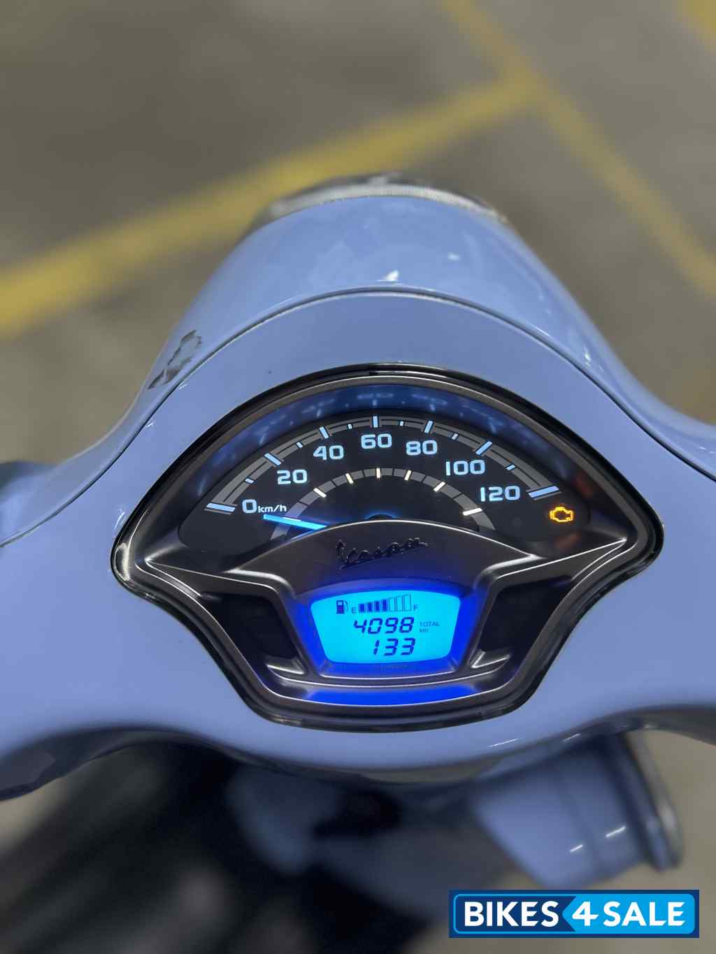 Blue Vespa VXL 125