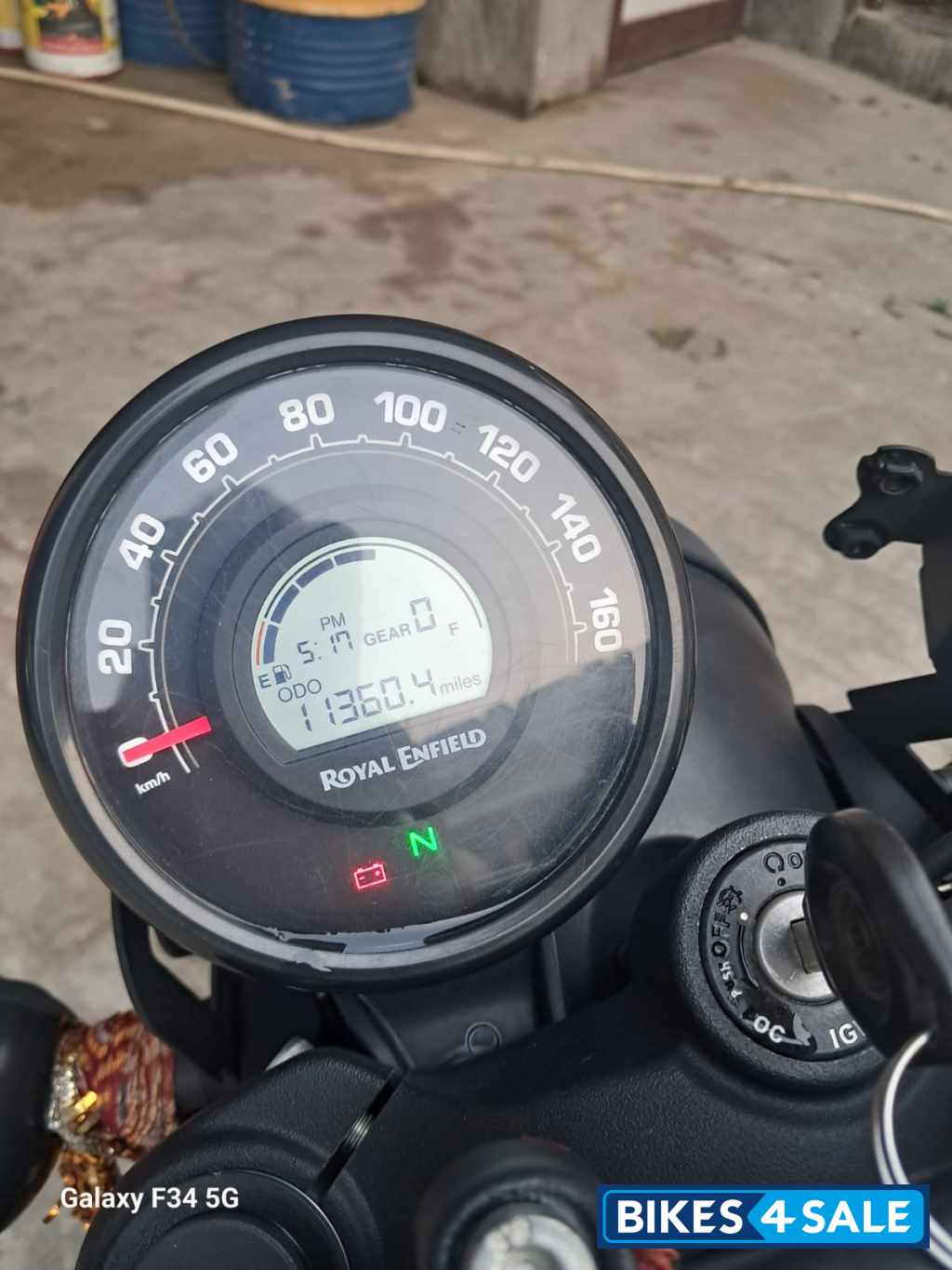 Dapper Green Royal Enfield Hunter 350 Metro