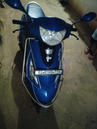 Blue TVS Zest 110 Matte Series