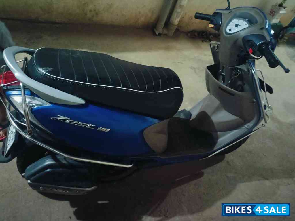 Blue TVS Zest 110 Matte Series Blue TVS Zest 110 Matte Series