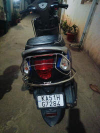 Blue TVS Zest 110 Matte Series