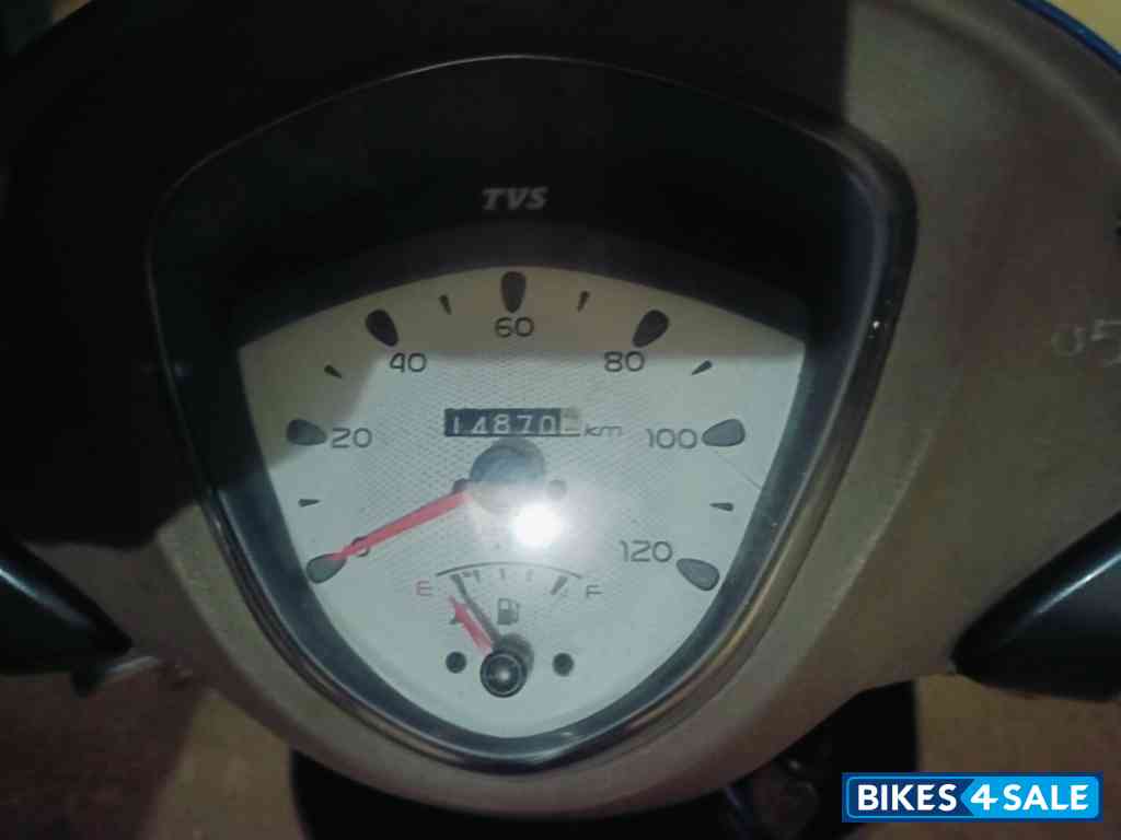 Blue TVS Zest 110 Matte Series Blue TVS Zest 110 Matte Series